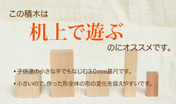 ケルンブロック AB1白木 (童具館)
