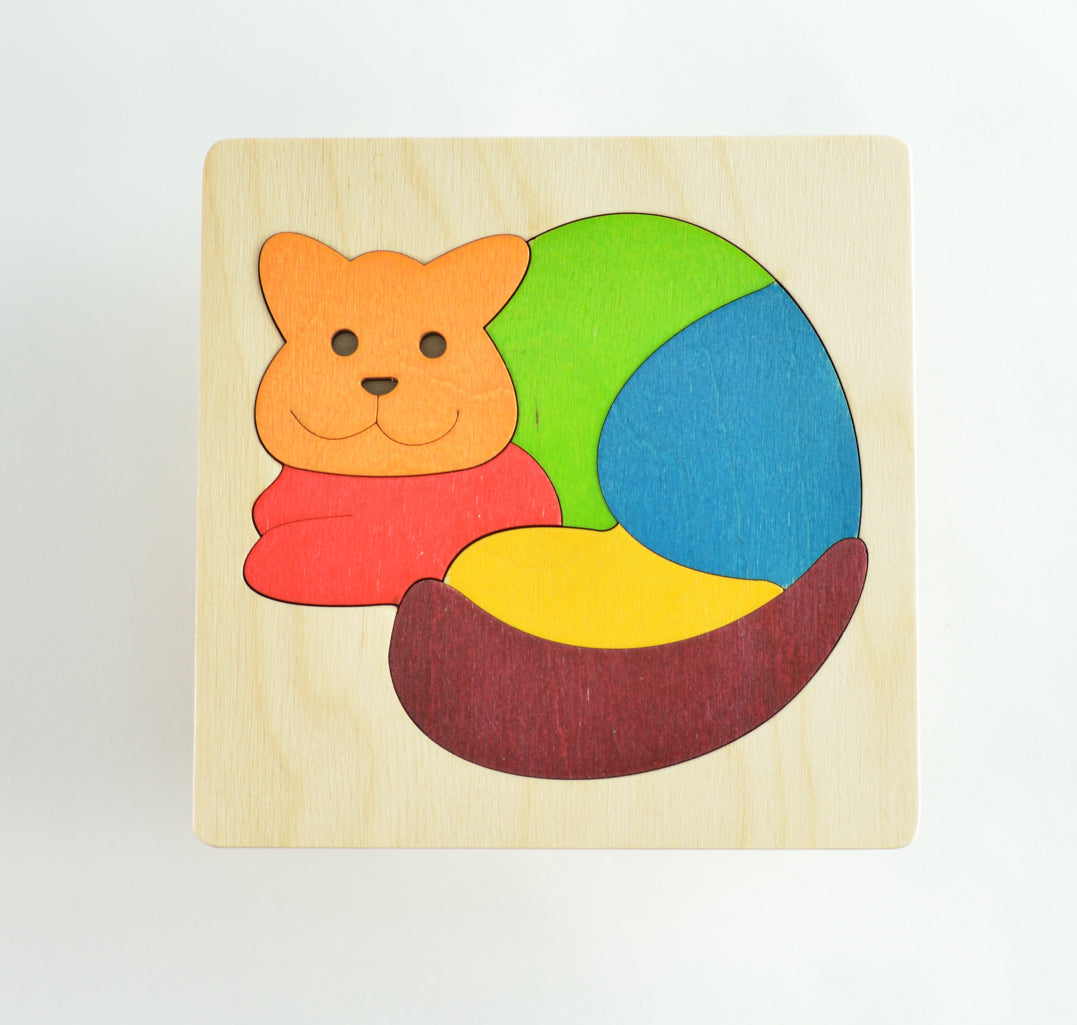 カラフルパズル・ねこ GL6500 ジョージ ラック パズル