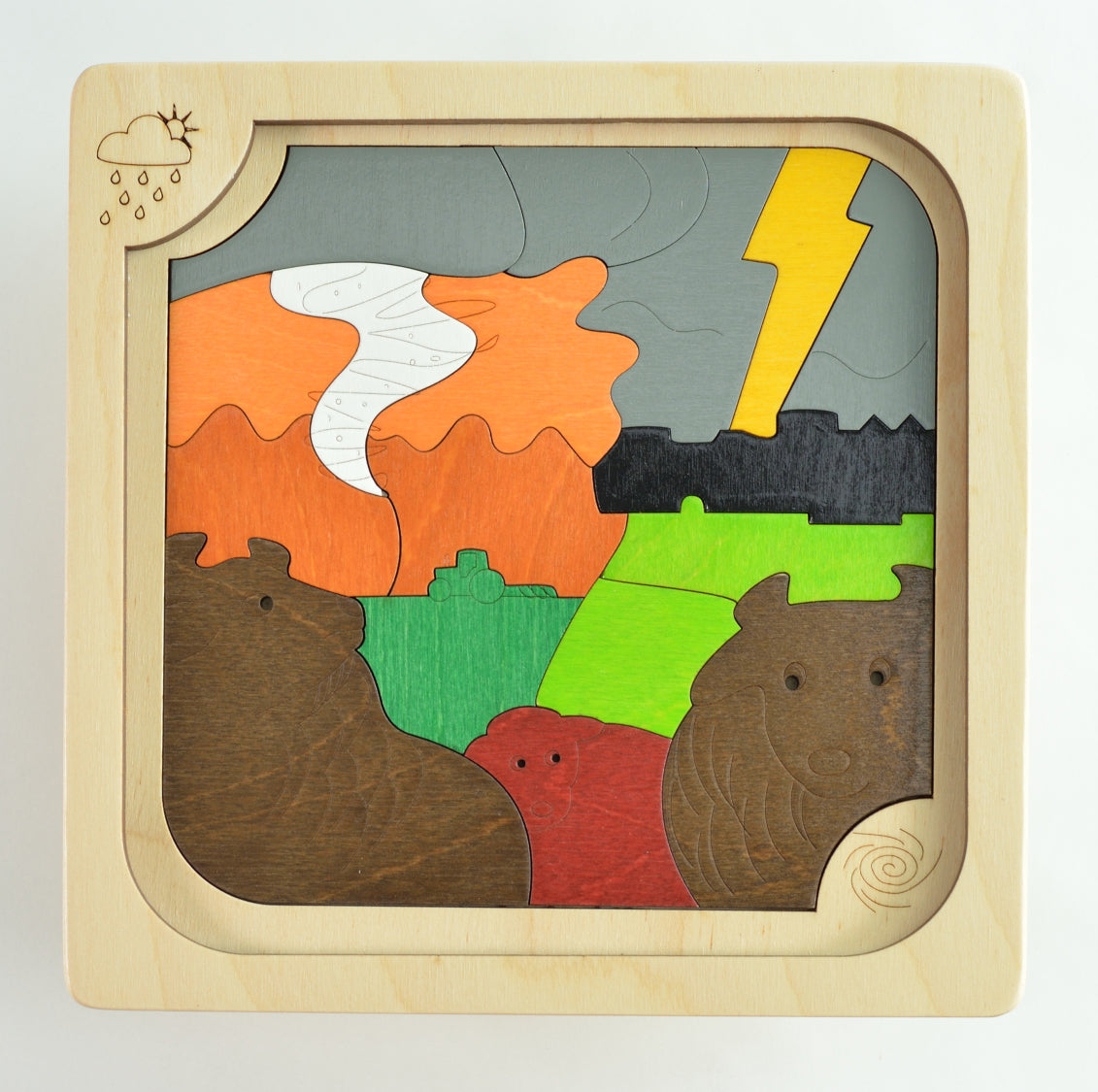 2重パズル・マイルド&ワイルド GL6518 ジョージ ラック パズル