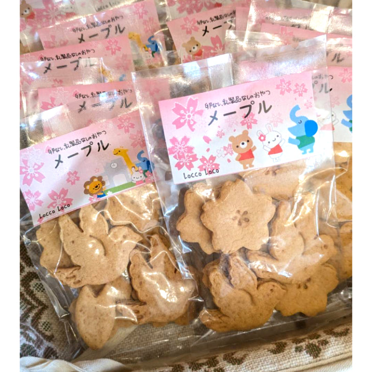 春メープルクッキー LoccoLocoおやつ工房