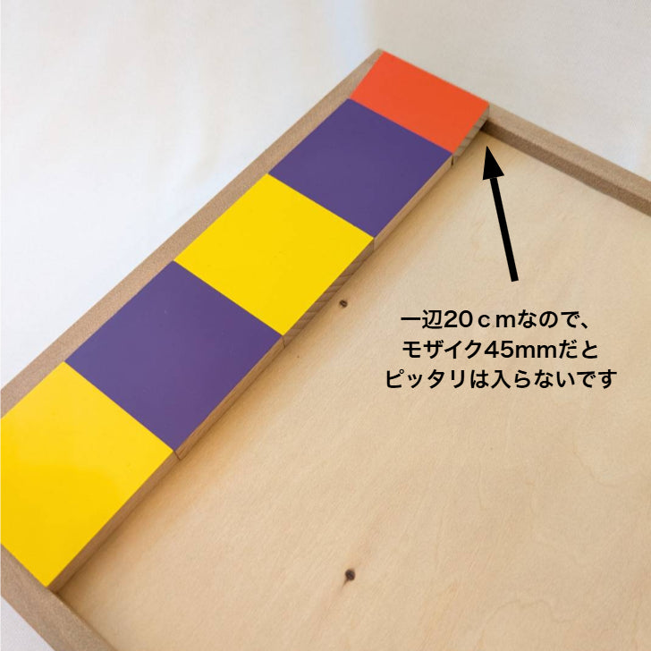 【在庫限り!】かずの木蓋付ビーズ収納箱(2㎝用)◆童具館 旧商品◆ 108028 童具館