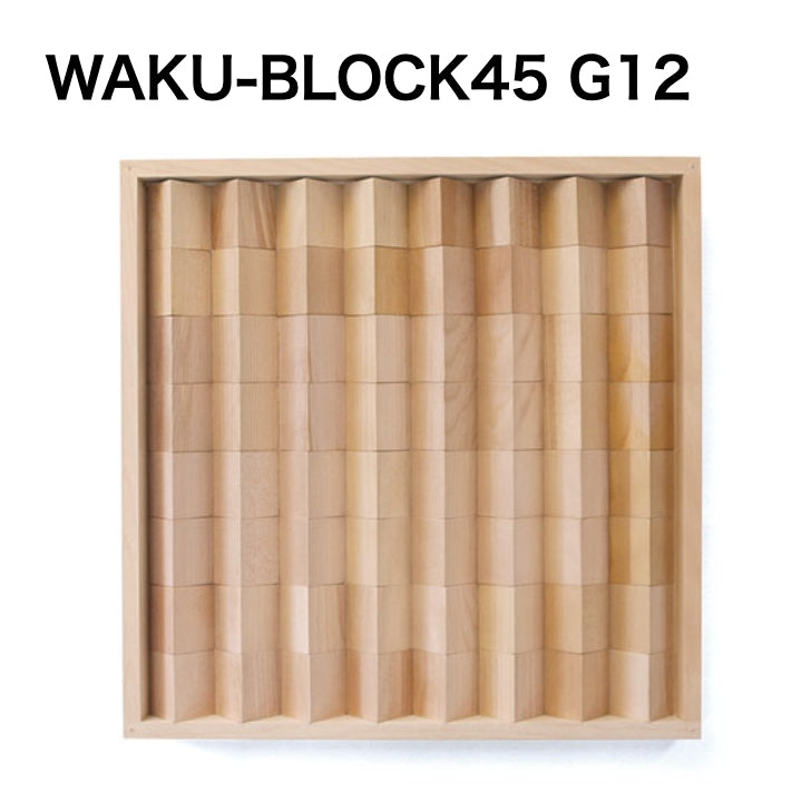 WAKU-BLOCK45 G12【受注品・納期は数カ月】(童具館)