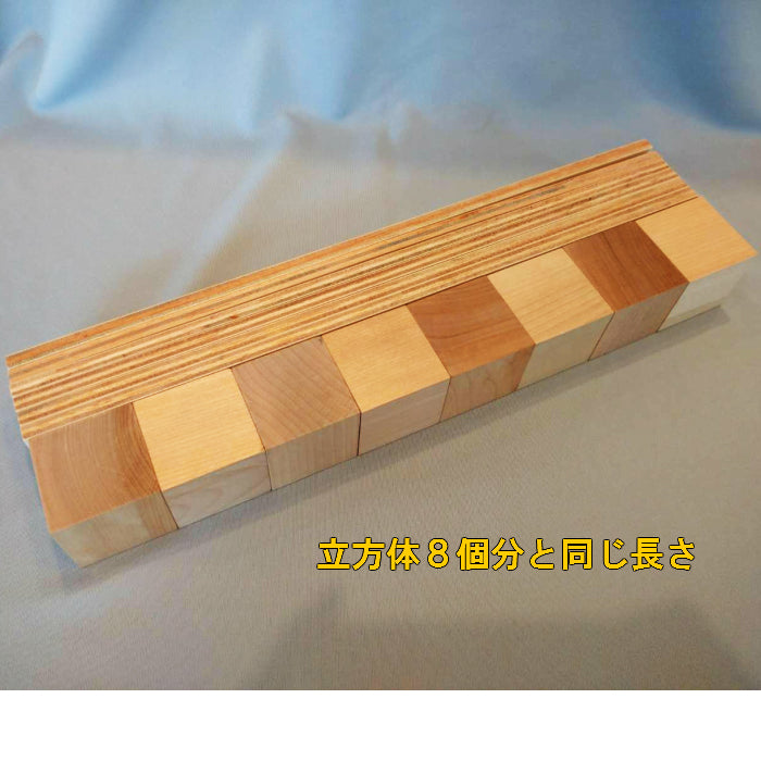 【2025年9月入荷予定・予約】WAKU-BLOCK45 G100 童具館 積み木 長板 長板8倍体1/6厚 ワクブロック45 waku block 積木 空間認識 木のおもちゃ 知育玩具