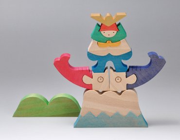 富士山の上の兜童子 ◆KK234 小黒三郎節句人形