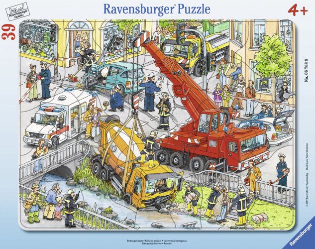 パネルパズル 緊急車両 (ドイツ・ラベンスバーガー社)