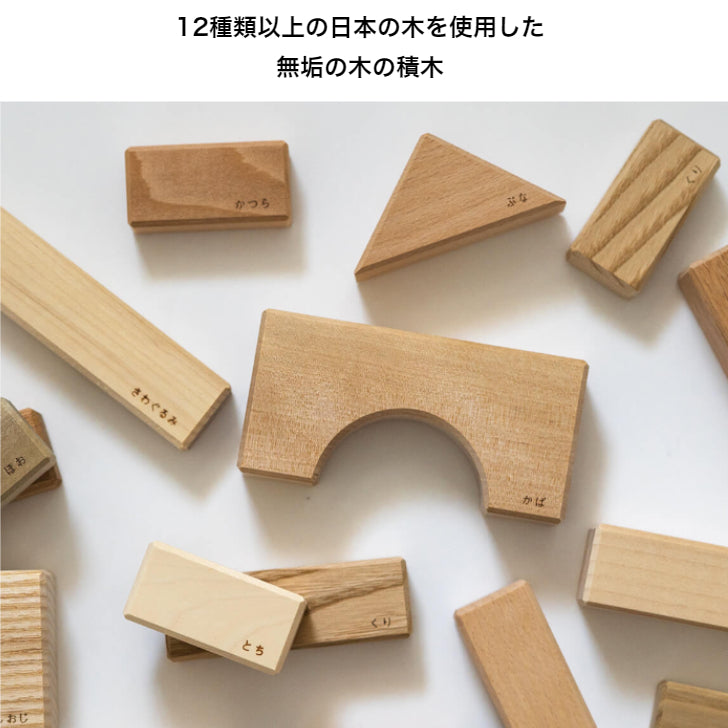 寄木の積木(木箱入り) オーク・ヴィレッジ社(日本)