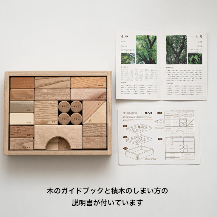 寄木の積木(木箱入り) オーク・ヴィレッジ社(日本)