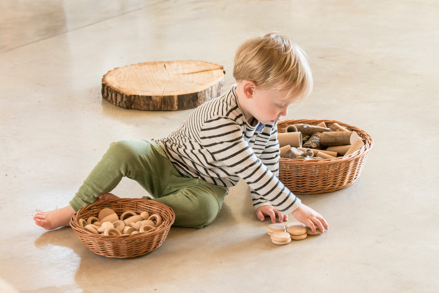 Nins® リング&コイン 白木 ◆15-102C(Nins®,rings&coins Natural Woods) グラパット GRAPAT