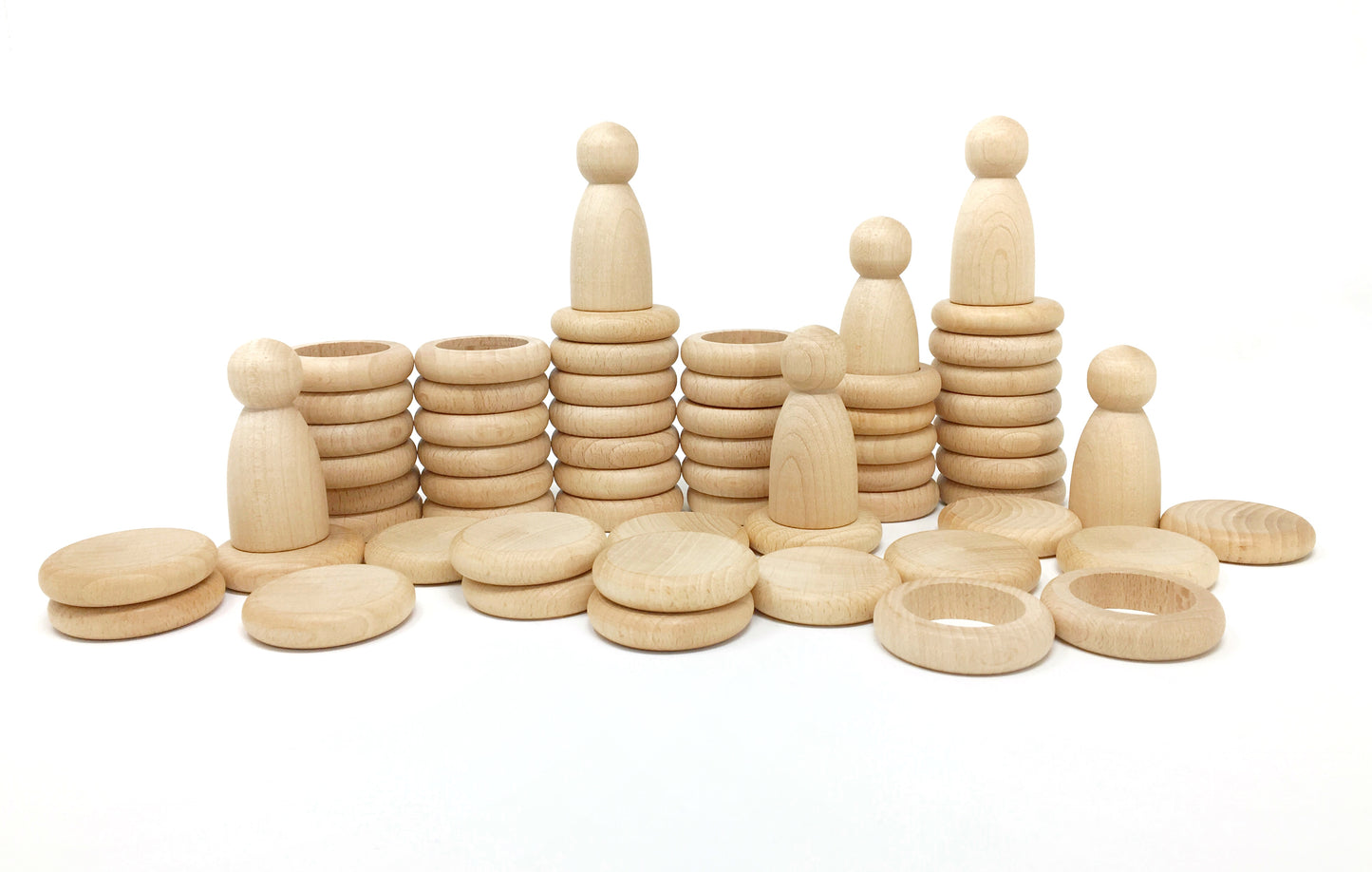 Nins® リング&コイン 白木 ◆15-102C(Nins®,rings&coins Natural Woods) グラパット GRAPAT