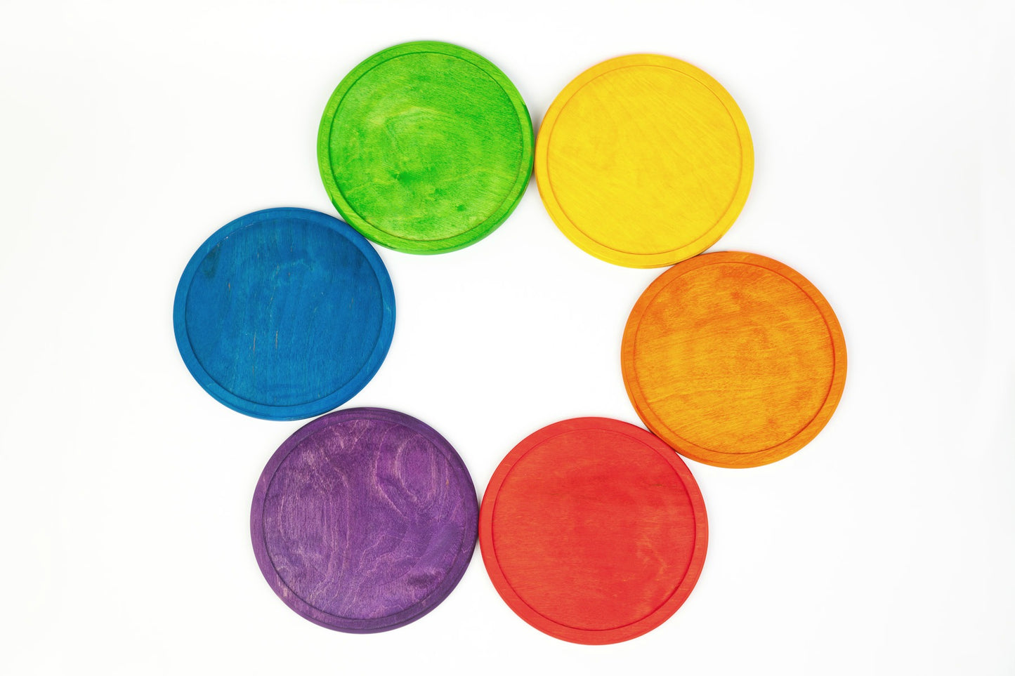 6レインボートレイ (6 Rainbow dishes)◆17-170 グラパット GRAPAT