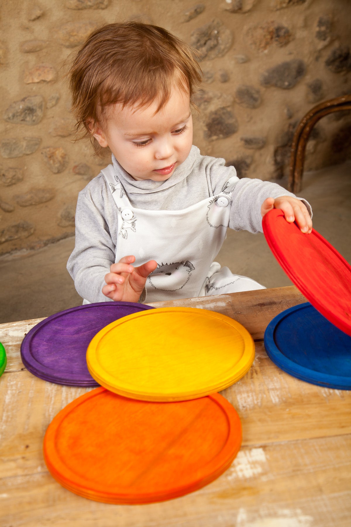 6レインボートレイ (6 Rainbow dishes)◆17-170 グラパット GRAPAT
