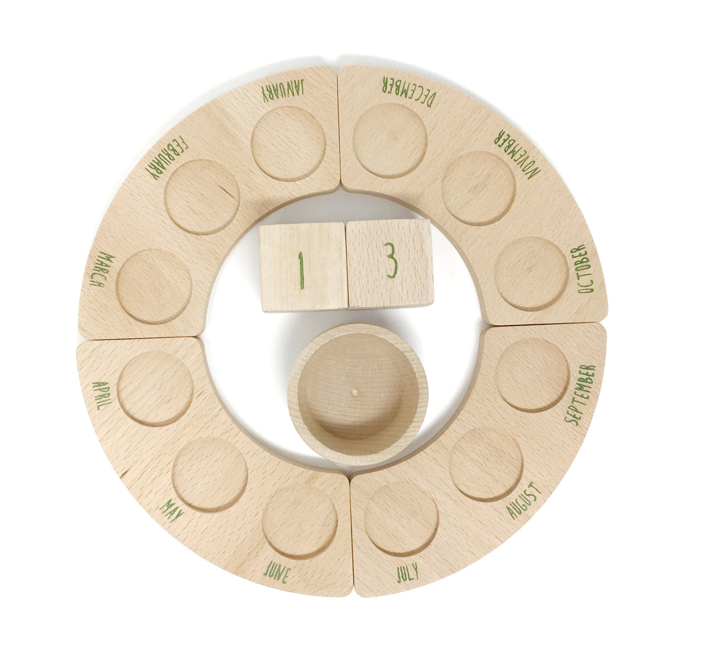 パペチュアルカレンダー Nins無 英語版(Platforms,dices&Bowl Perpetual Calendar)◆17-171E グラパット GRAPAT