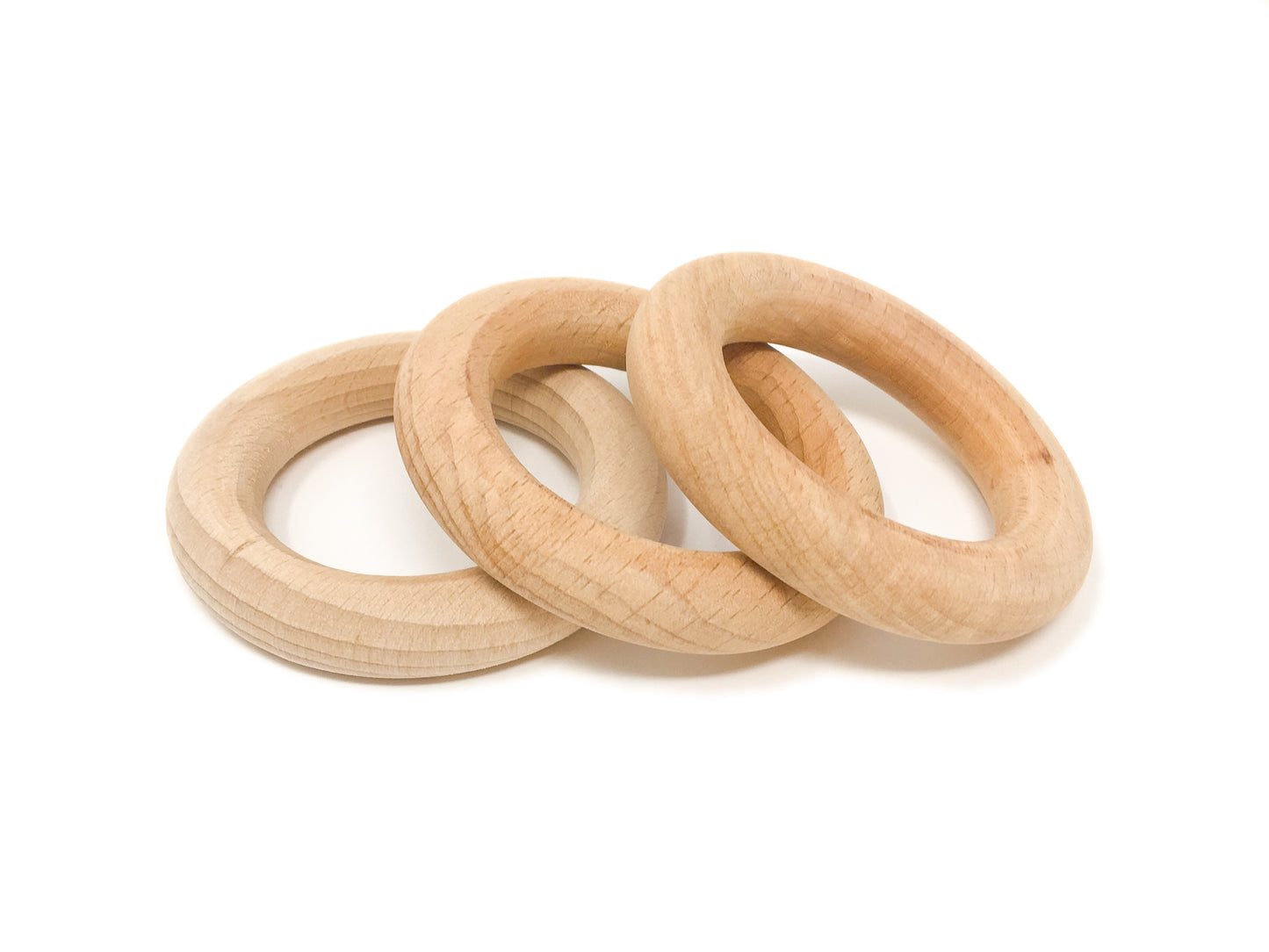 3フープ 小 白木 3Little hoops ◆18-185 グラパット GRAPAT