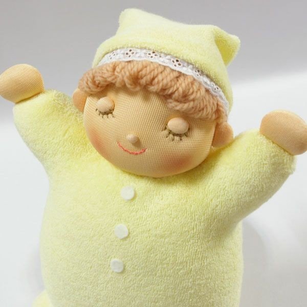 【オルゴールねむり人形】自由学園生活工芸研究所 出産祝い 赤ちゃん おもちゃ 0歳 知育玩具 布のおもちゃ 皇室ご愛用品 1歳 2歳 3歳 グッドトイ ギフト プレゼント