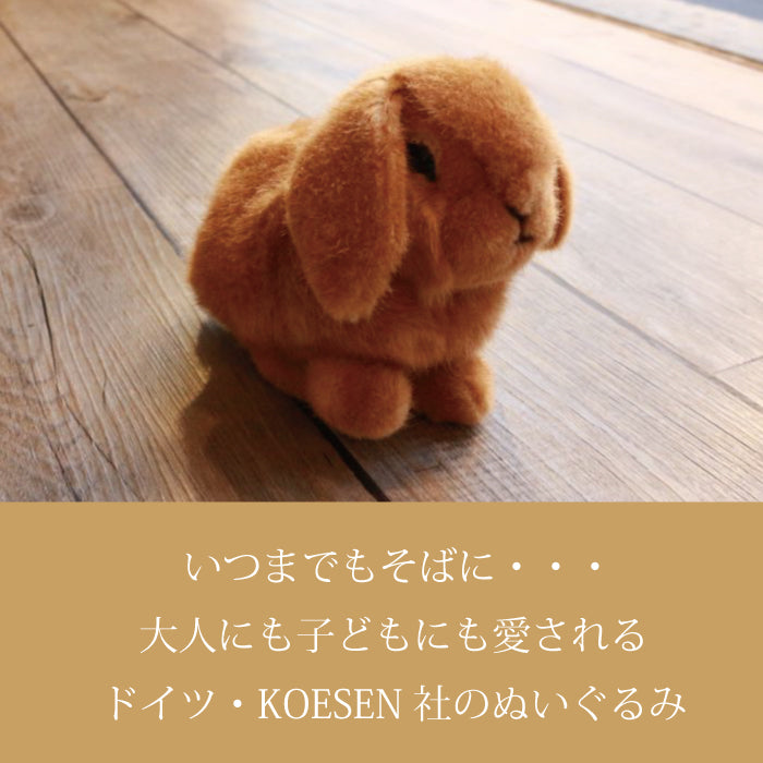 たれ耳うさぎの子・茶 ケーセン社(ドイツ)
