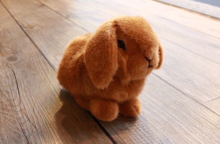 たれ耳うさぎの子・茶 ケーセン社(ドイツ)