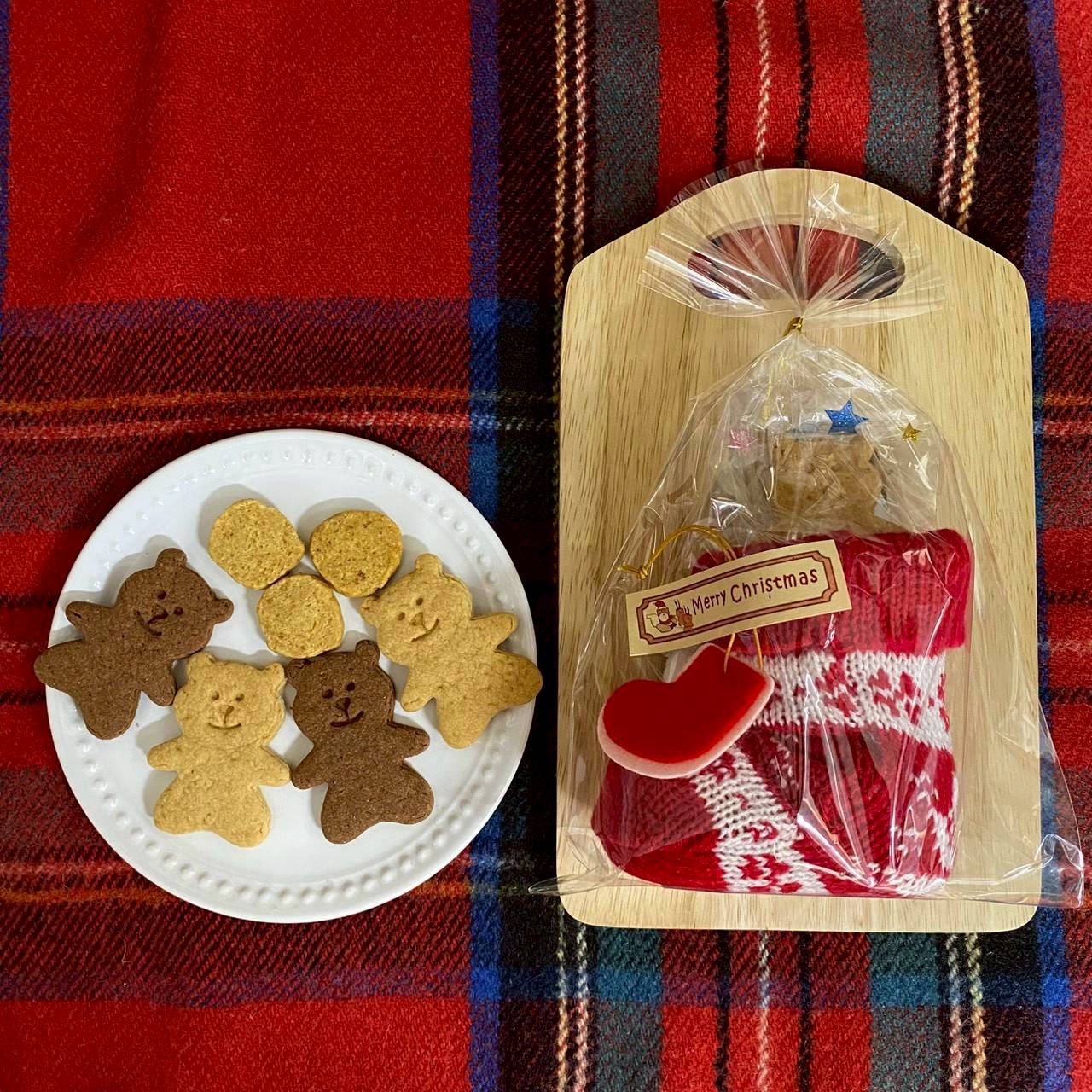 NEW！【2025クリスマス限定】【クリスマス限定】くまさんブーツ　LoccoLocoおやつ工房  卵なし 乳製品なし 卵不使用 乳製品不使用 クッキー ギフト 日本製