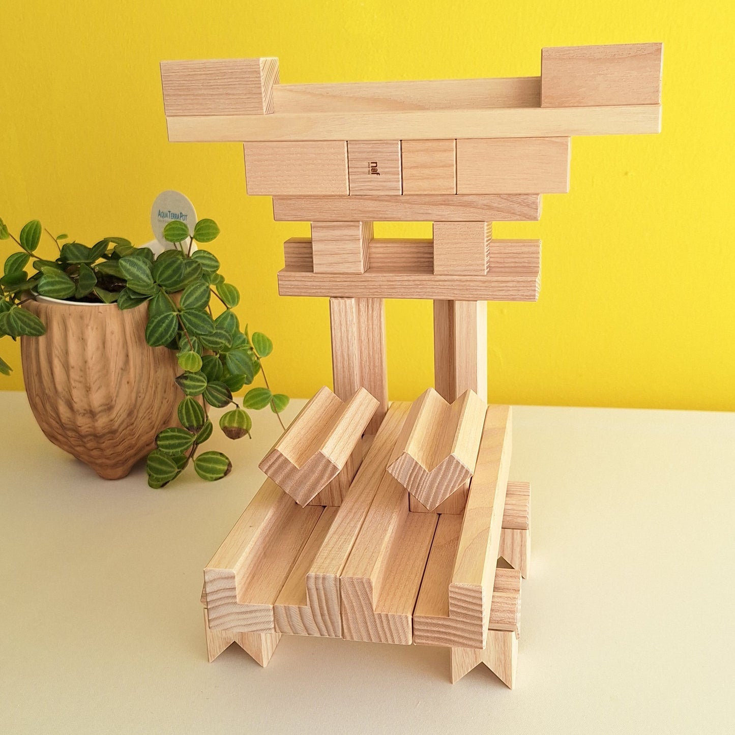 Tigno（ティグノ）　白木　ネフ　NAEF074（naef社・スイス）