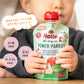 ホレ　有機ベビースムージー　パワーパロット（洋ナシ・りんご・ほうれん草）離乳食　Holle 【乳児用企画適用食品】6カ月～（スイス）