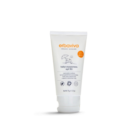 エルバビーバ 【ベビーサンスクリーン SPF30 】75g  日焼け止めクリーム　生後6か月から erbaviva（アメリカ）