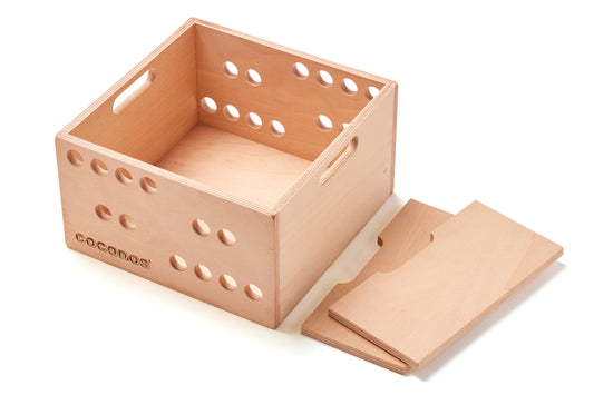 coconos haco4　ココノス木箱　日本製　玉転がし