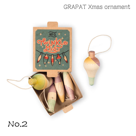 【No.2 Twinkle Mist】クリスマスオーナメント  グラパット Grapat　gpt24-264
