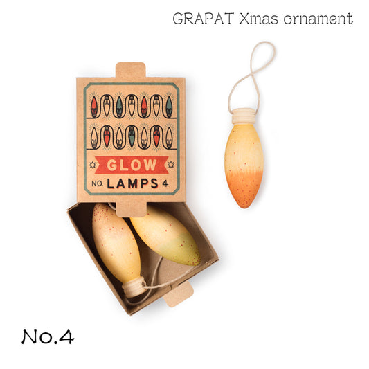 【No.4 Glow Lamps】クリスマスオーナメント　グラパット Grapat　gpt24-266