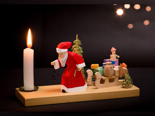 ろうそく立て・おもちゃのそり　ドイツ製　DR12578