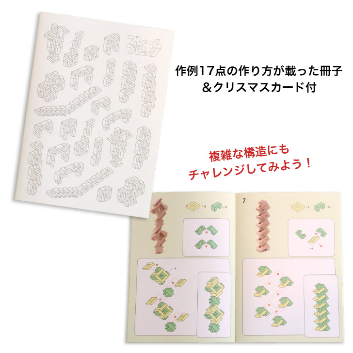 【10月24日から予約受付開始】フレームブロック  2026年クリスマス限定 【12月発送予定】童具館  217010 WAKU-BLOCK45
