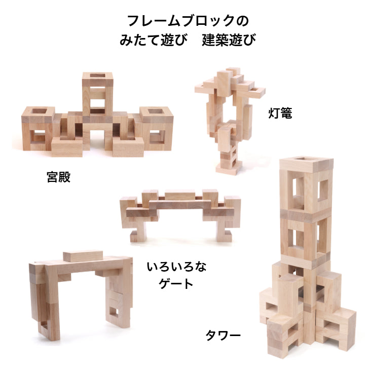 【10月24日から予約受付開始】フレームブロック  2026年クリスマス限定 【12月発送予定】童具館  217010 WAKU-BLOCK45