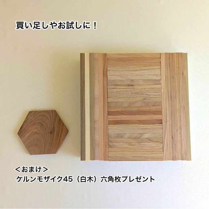 【ゆうぼで組んだ】 WAKU-BLOCK45 G100 B 1/4セット（積木のみ） 童具館 積み木 長板 2倍 4倍 数量限定　202293-14