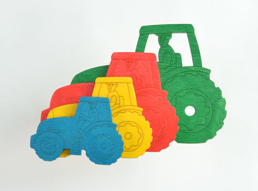 ステップパズル・トラクター　GL6513　　ジョージ ラック パズル