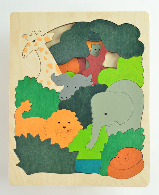 2重パズル・アフリカ　 GL6520　ジョージ ラック パズル