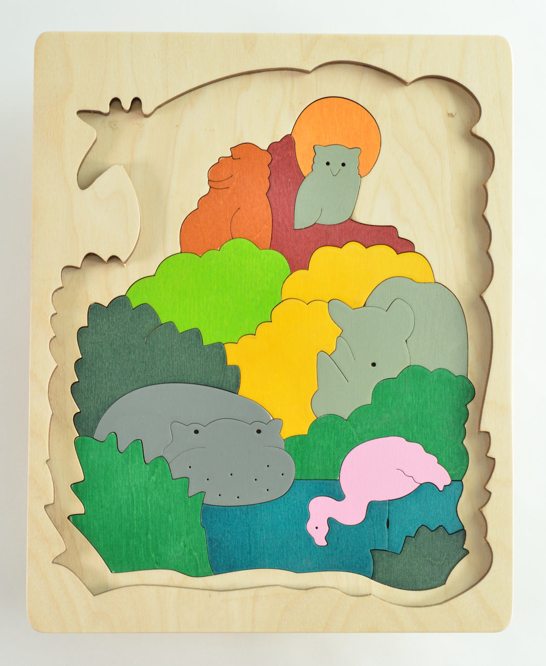 2重パズル・アフリカ　 GL6520　ジョージ ラック パズル