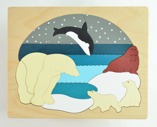 2重パズル・北極　 GL6522　ジョージ ラック パズル