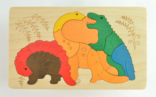 2重パズル・ディノサウルス GL8244　ジョージ ラック パズル