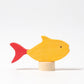 グリムスデコ・黄色い魚　GM033780　グリムス