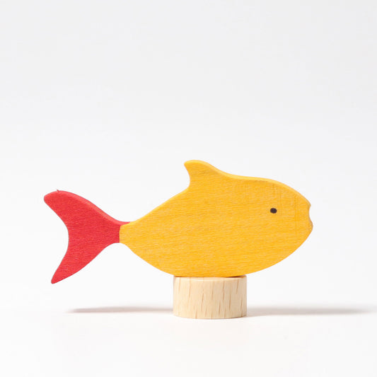 グリムスデコ・黄色い魚　GM033780　グリムス