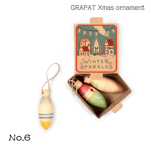 【No.6 Winter Sparkles】 2025グラパット クリスマスオーナメント  グラパット Grapat　gpt25-280