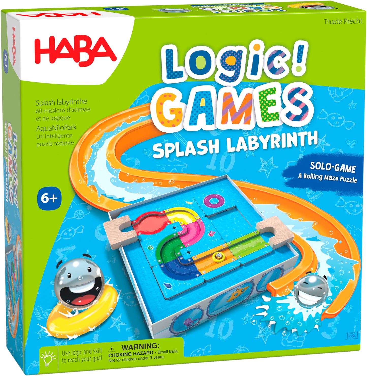 ロジックゲーム・ウォータースライダー　（HABA・ドイツ）