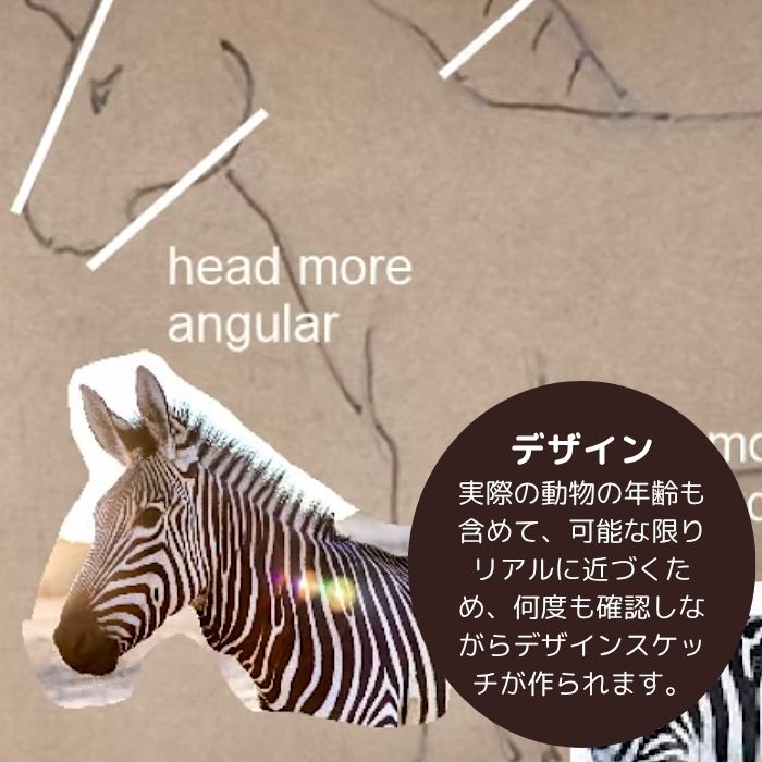 【wudimals ツノメドリ】ウディマル 41026  木製 動物 ウディマル オブジェ フィギュア  インテリア