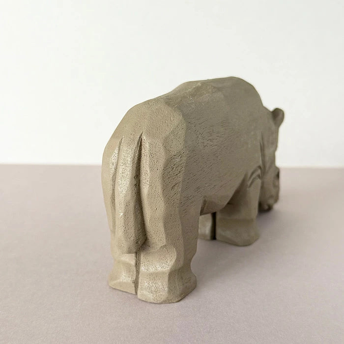 【wudimals サイ】ウディマル 40456  木製 動物 ウディマル オブジェ フィギュア  インテリア