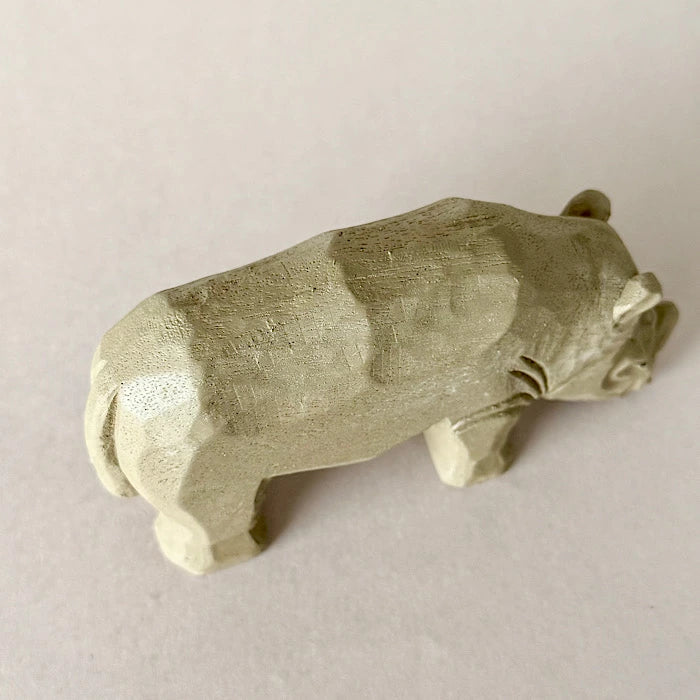 【wudimals サイ】ウディマル 40456  木製 動物 ウディマル オブジェ フィギュア  インテリア