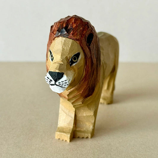 【wudimals ライオン】  ウディマル 40451  木製 動物 ウディマル オブジェ フィギュア  インテリア