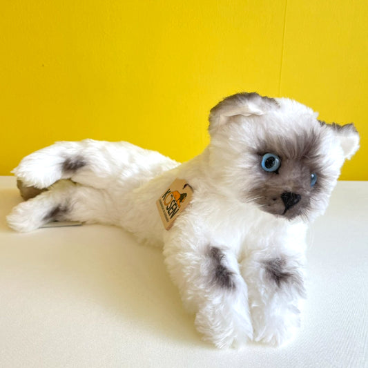 ねそべり猫（小）ヒマラヤン　K32-6　ケーセン社（ドイツ）