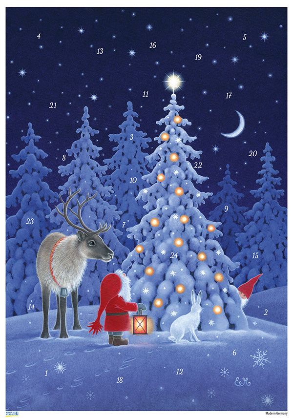 三日月　［アドベントカレンダー］ KV0501 アドベントカレンダー クリスマス