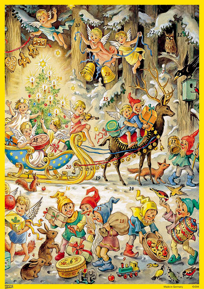 森の祝祭　［アドベントカレンダー］ KV10094 アドベントカレンダー クリスマス KORSCH VERLAG コルシュ社 ドイツ