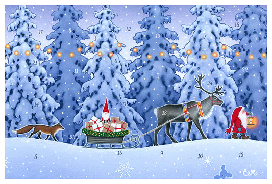 トムテの旅　［アドベントカード］ KV12479 アドベントカレンダー クリスマス KORSCH VERLAG コルシュ社 ドイツ