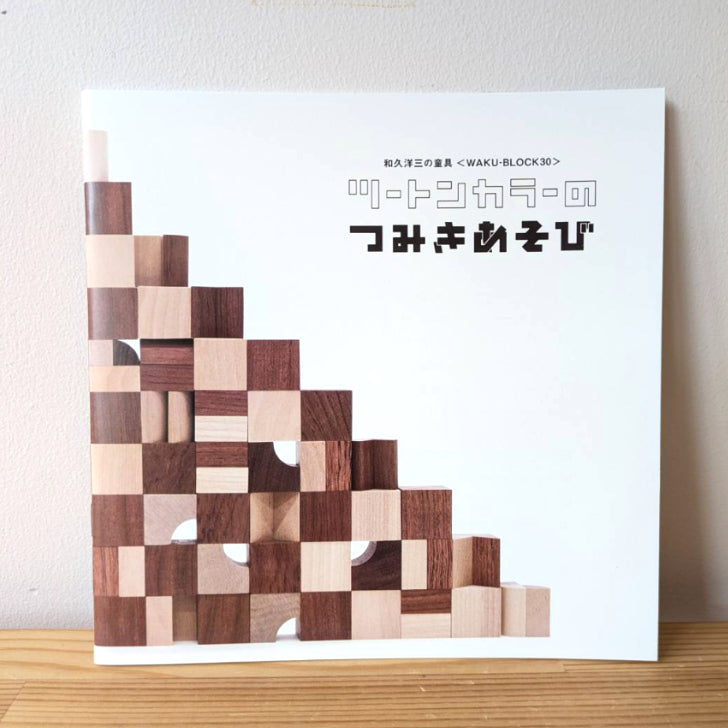 作例集「ツートンカラーのつみきあそび」 和久洋三　童具館