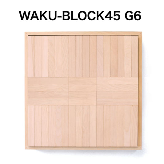 WAKU-BLOCK45 G6【受注品・納期は数カ月】(童具館）